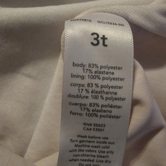 Carter's Toddler Girl Swim Shirt Size 3T - Picture 5 of 5